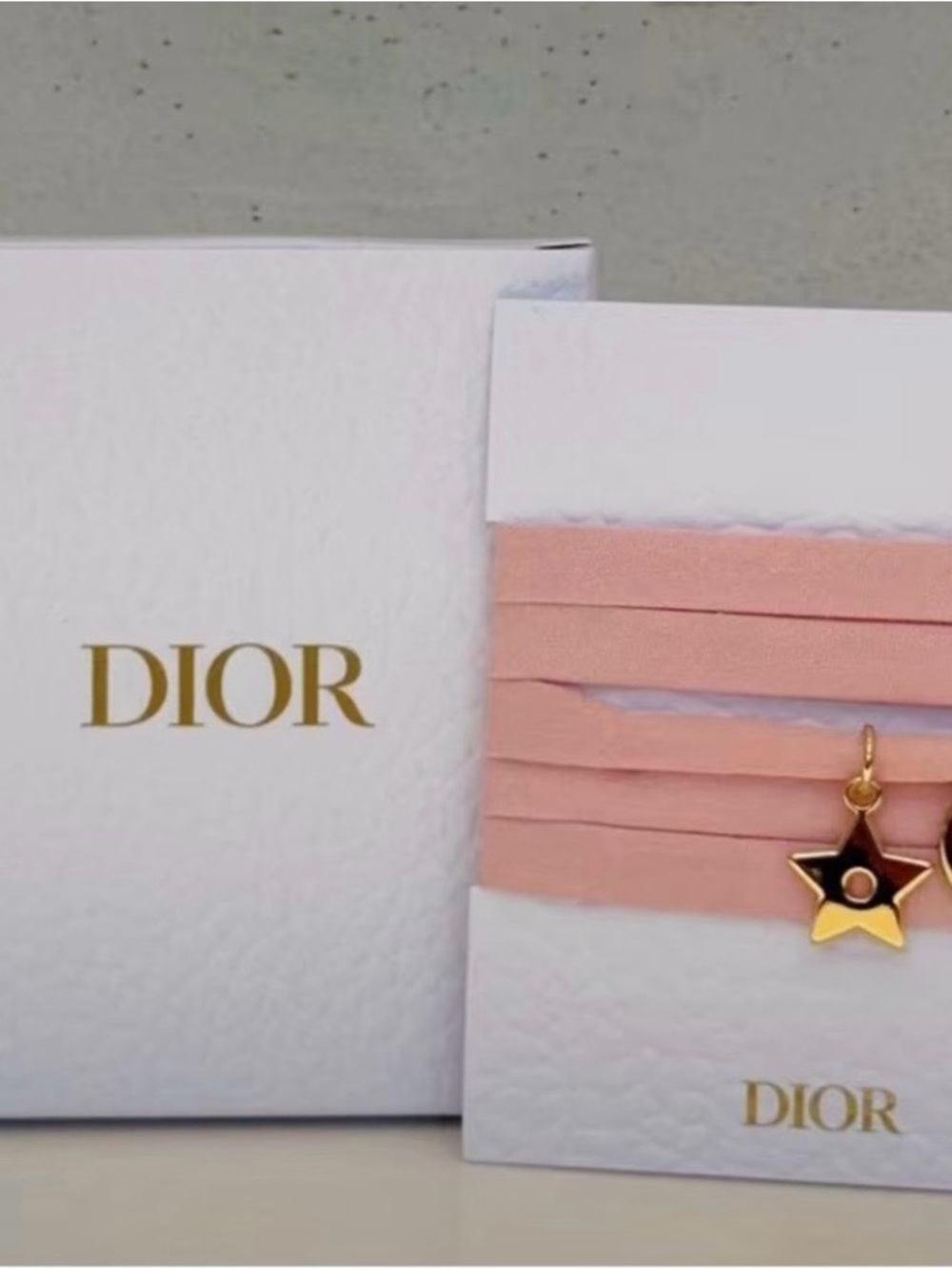 Dior Beauty Pink Bracelet with Star Charm
